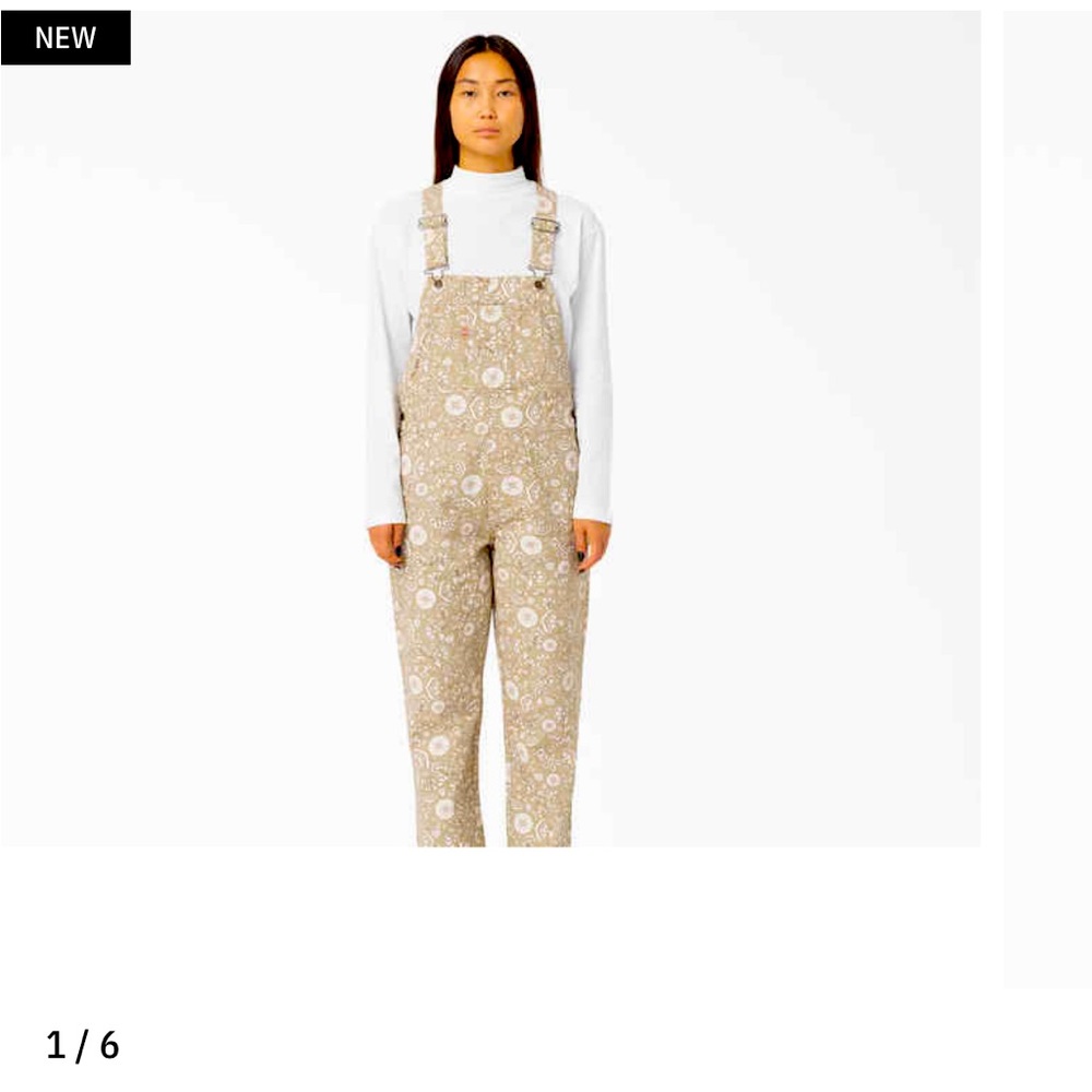 Women’s Ellis Floral Duck Canvas Overalls